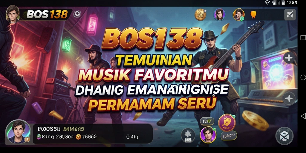 Screenshot gameplay BOS138 menunjukkan tantangan musik yang mendebarkan.