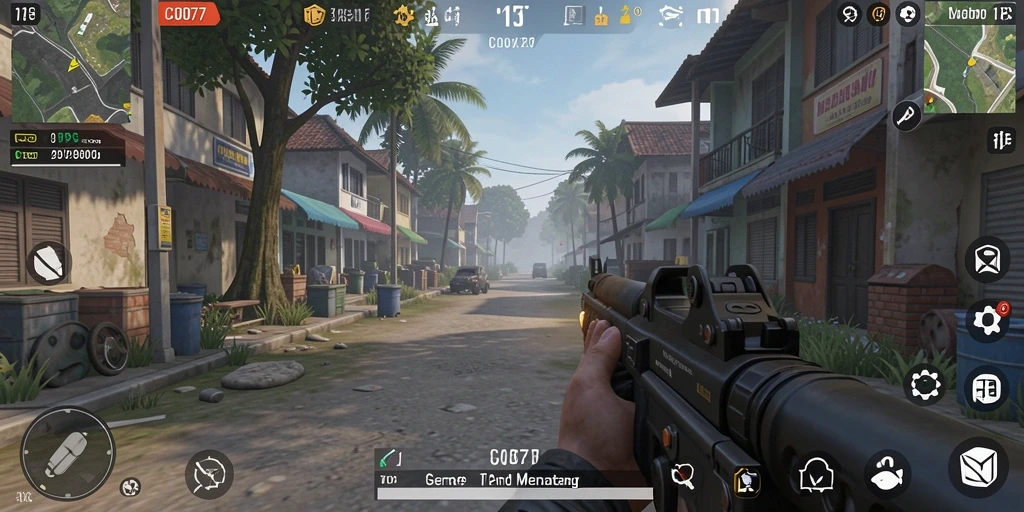 Tampilan gameplay C0077 yang mendebarkan di TPS.