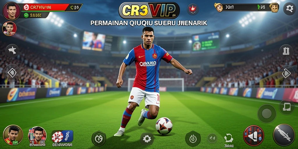 Screenshot utama CR7VIP menampilkan serunya permainan QiuQiu.