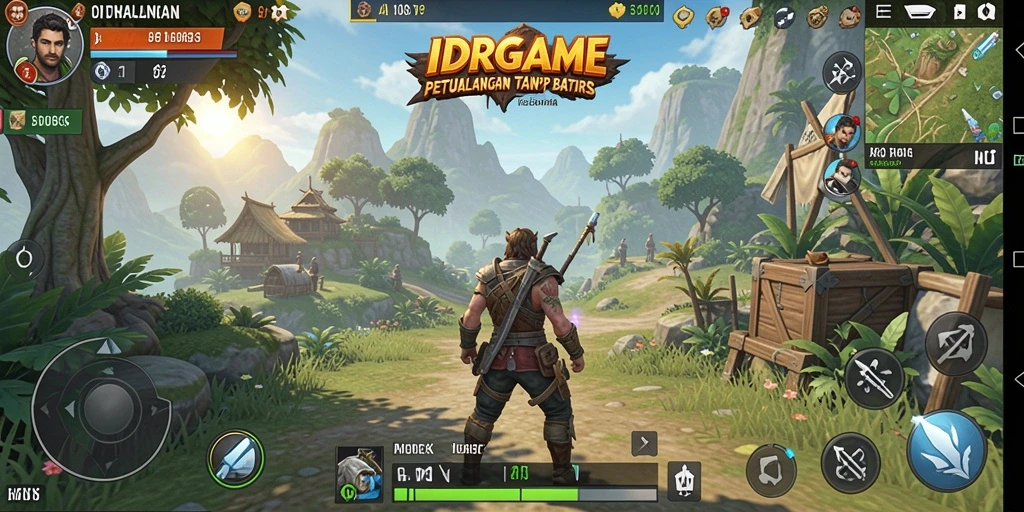 Gameplay dinamis di dunia terbuka yang luas.