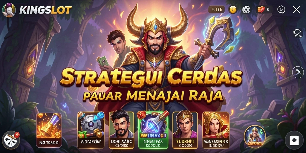Tampilan gameplay menarik KINGSLOT dengan strategi mendalam.