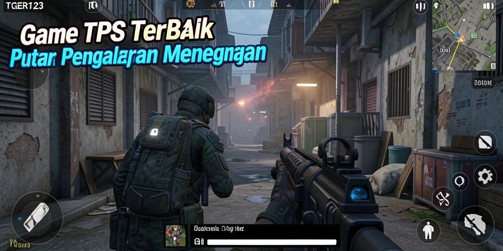 Gameplay menegangkan dari TGER123 dalam aksi TPS.