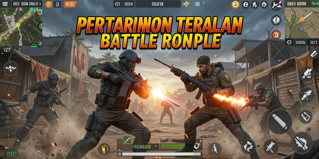Gameplay V21 yang memacu adrenalin di dunia Battle Royale.