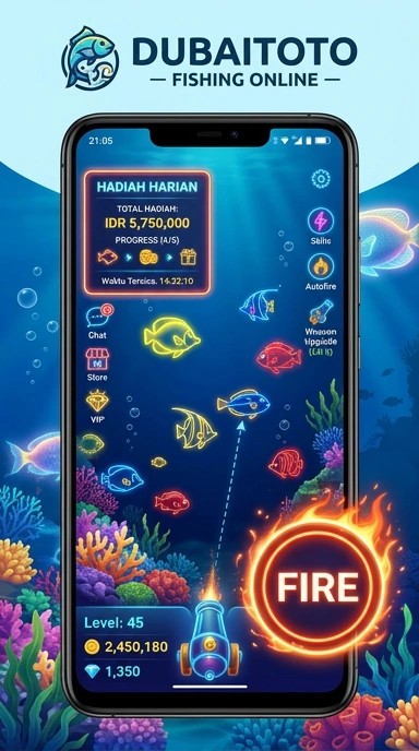 Screenshot fitur unggulan dari aplikasi dubaitoto.